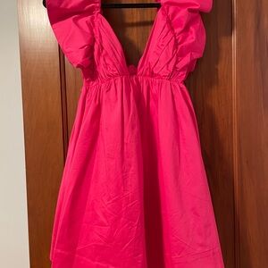 For Love and Lemons, Clementine mini dress, pink, worn ONCE